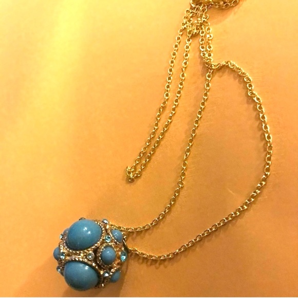 Bauble Ball~ Avant Garde Modern Abstract Bubble Orb Sphere Conglomerate Necklace - Picture 6 of 10